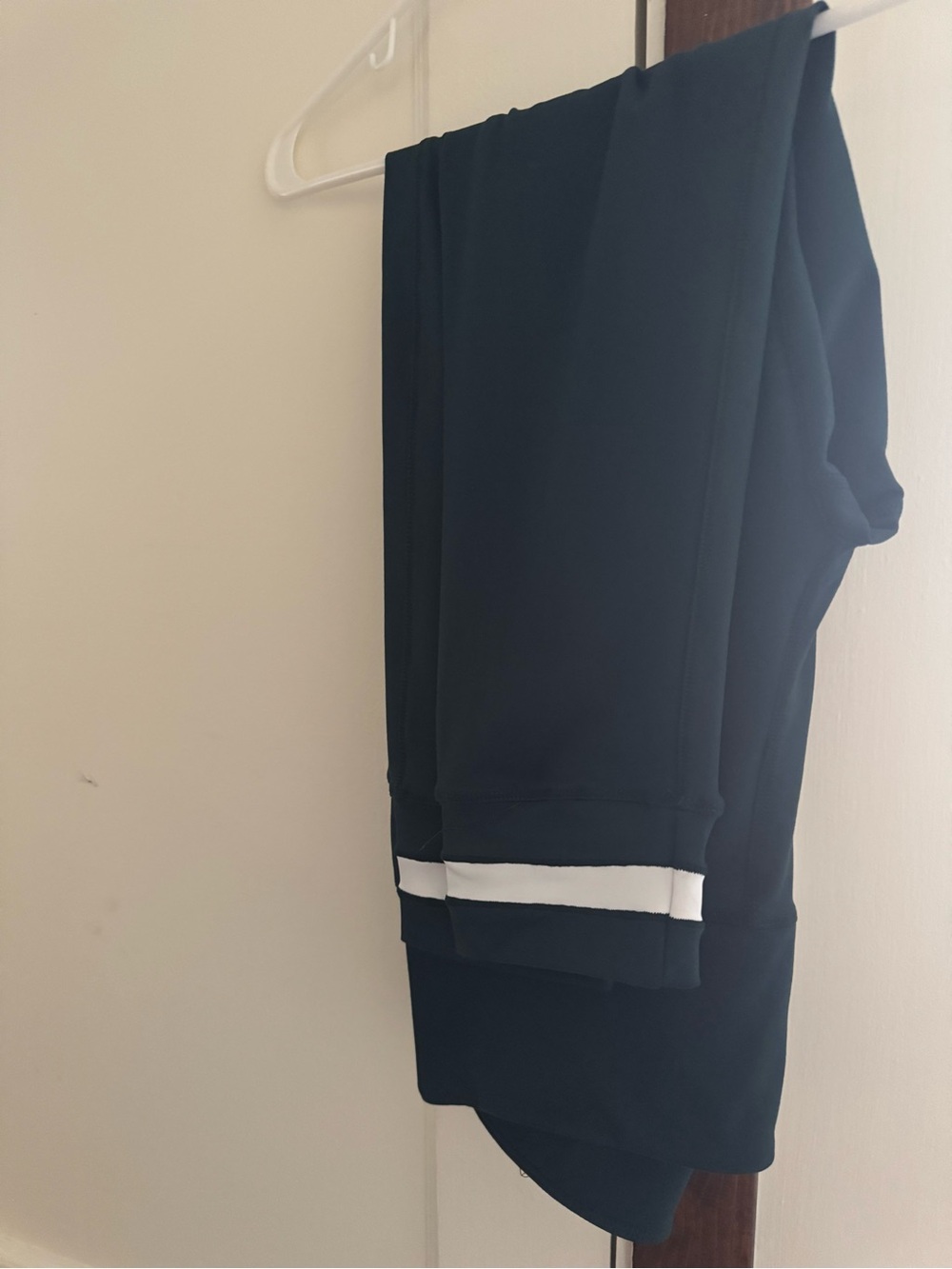 Express green Joggers with White Cuff Stripe